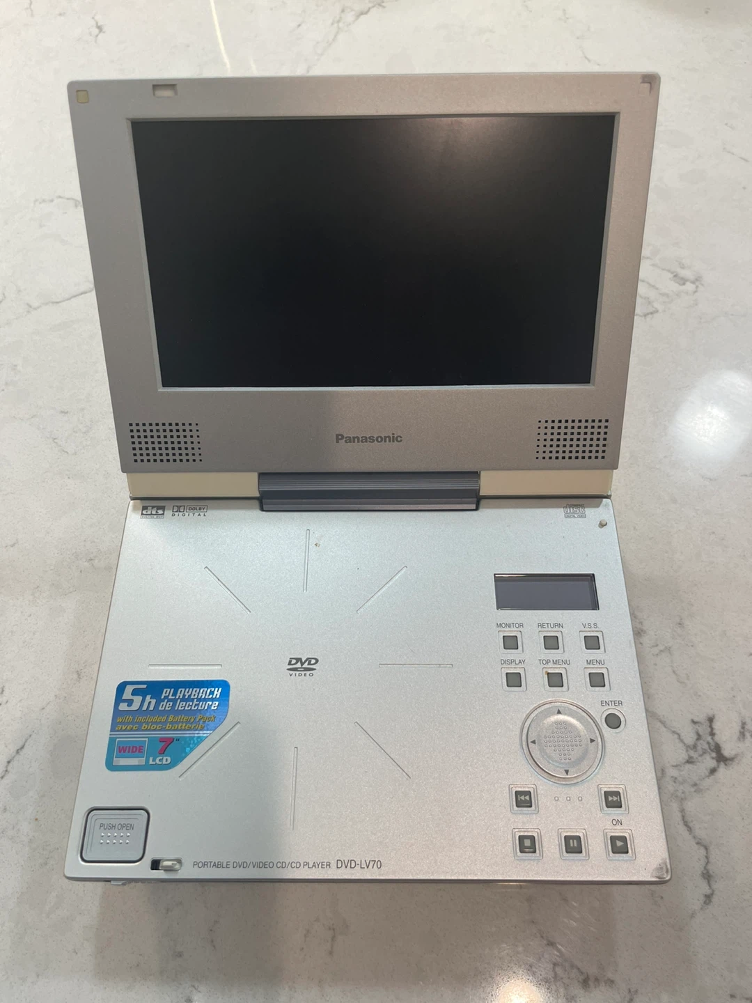 Panasonic Portable DVD/Video/CD Player - DVD-LV70