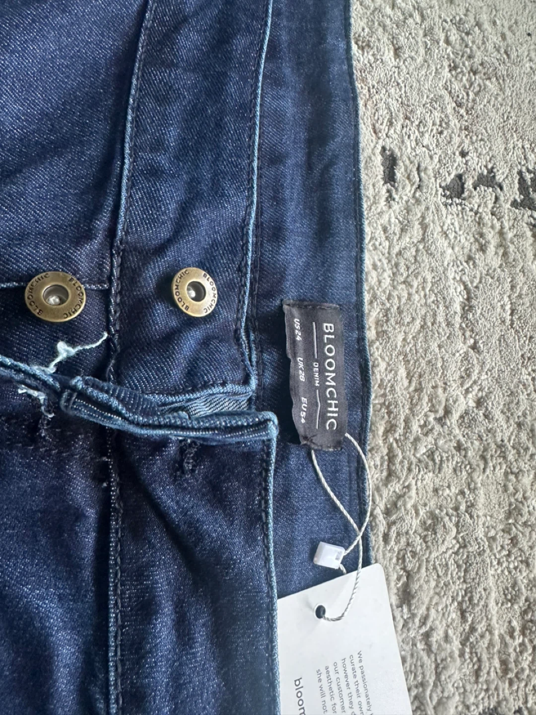 BloomChic Women's Dark Wash Flare Jeans - photo 3