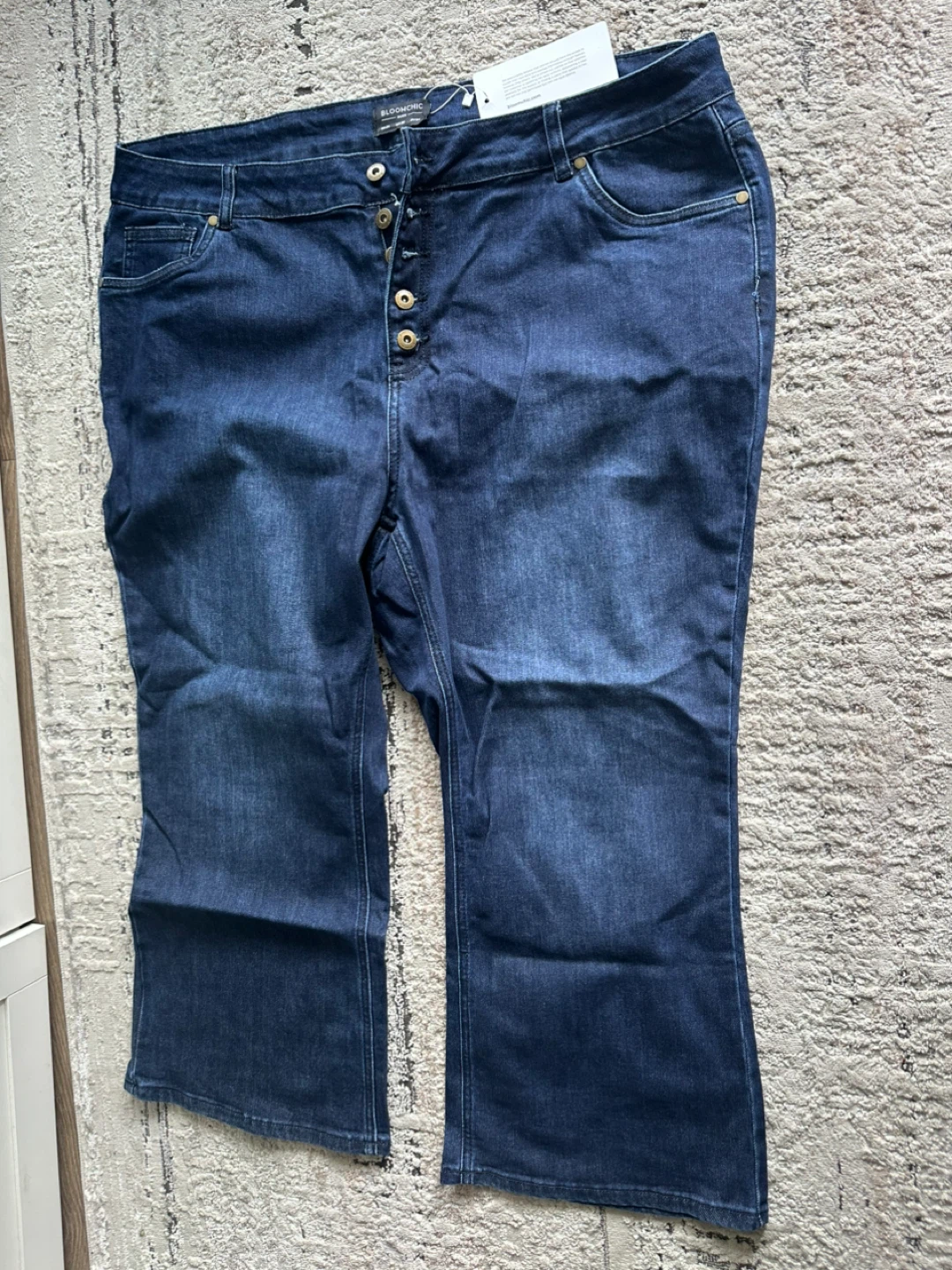 BloomChic Women's Dark Wash Flare Jeans