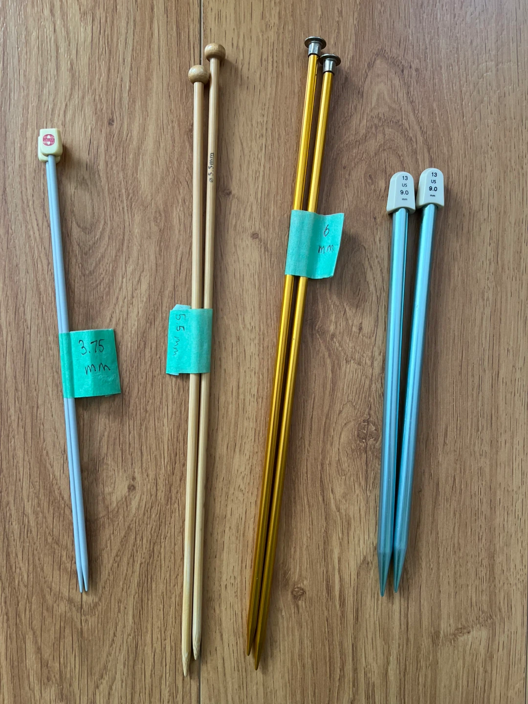 Knitting Needles ($5 for all)