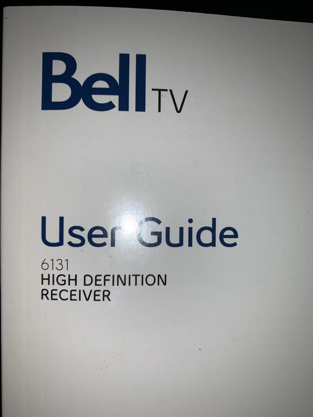 Bell Tv High Definition Receiver 6131. New in box.