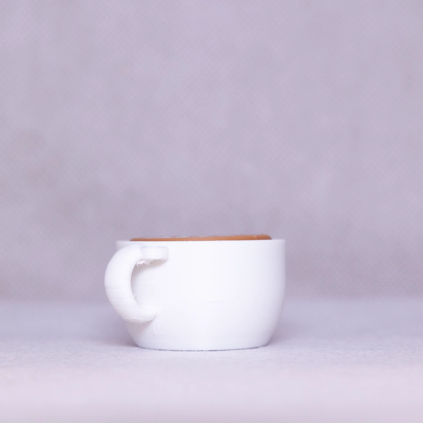Coffee Cup Clicker Keychain with Latte Art - photo 4