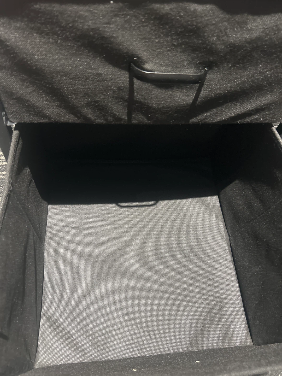 Black 2-Drawer Nightstand - photo 3