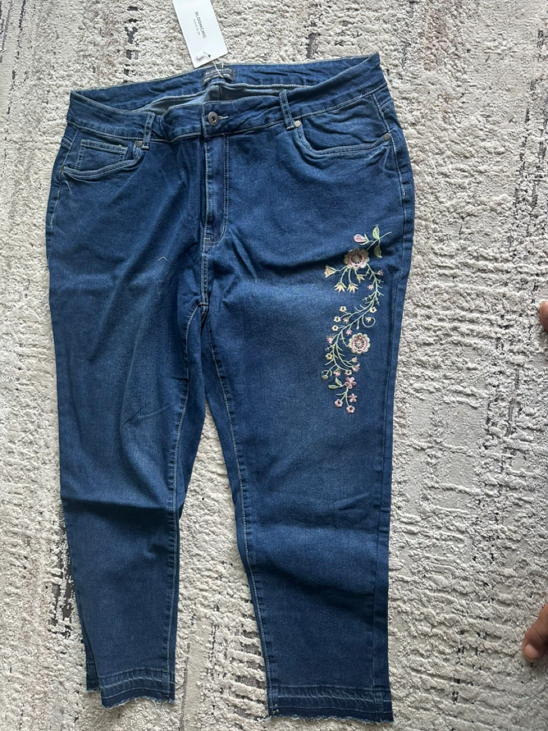 BloomChic Embroidered Flare Jeans - Size US 20 - photo 2