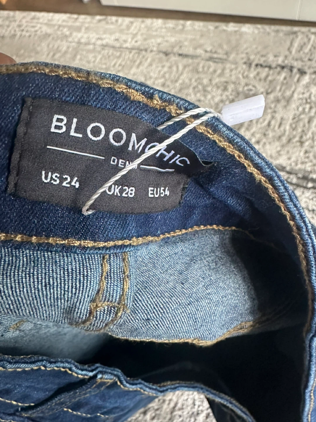 BLOOMCHIC Denim Wide Leg Pants