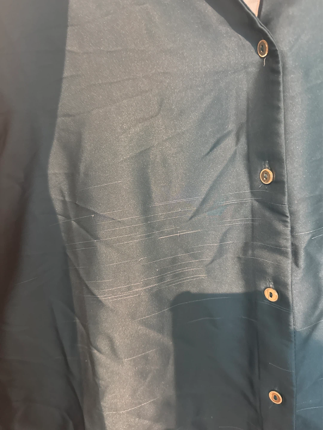 OODIE Button-Up Shirt - Teal - Size L - photo 3