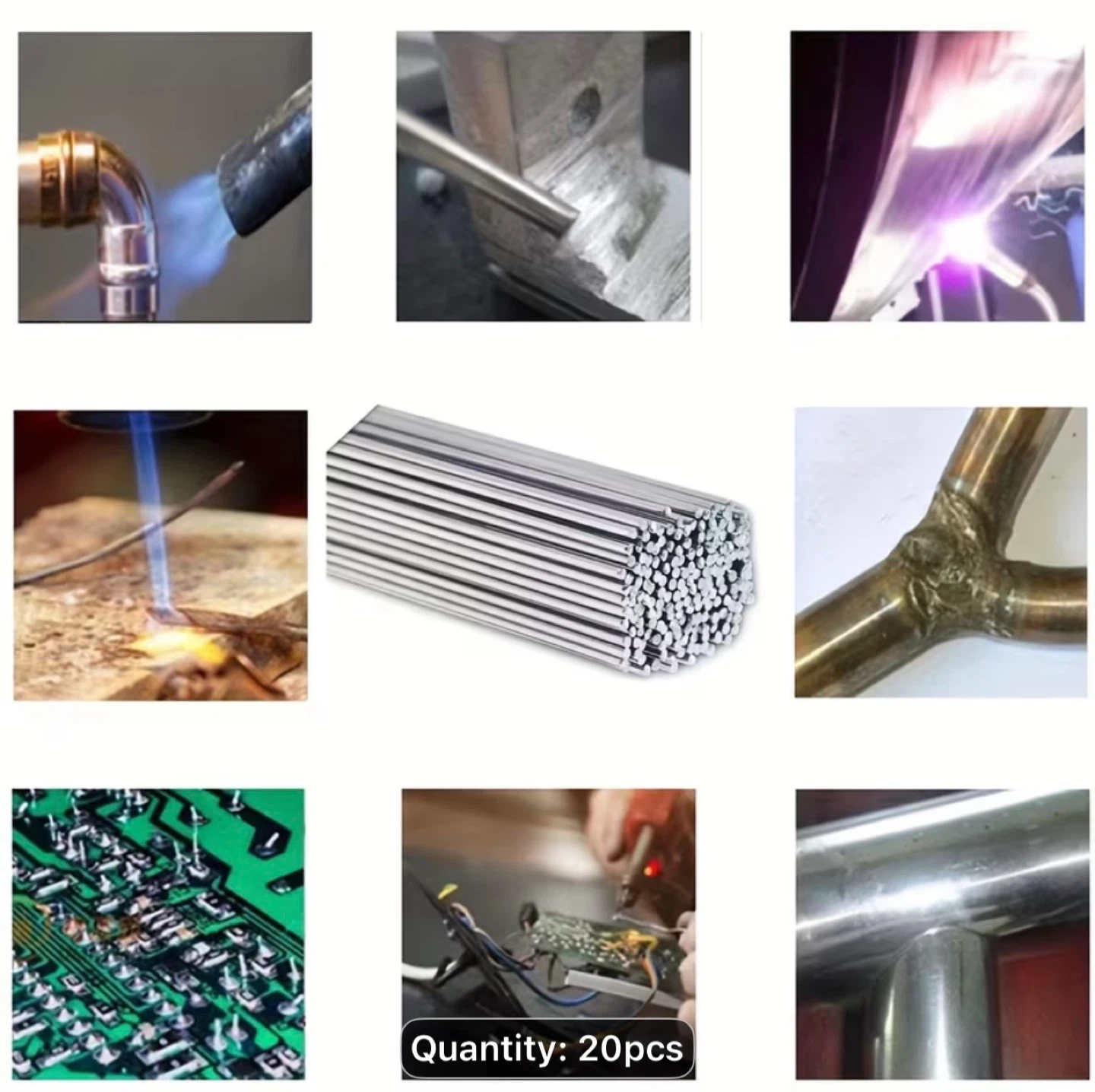 20pcs Welding Wire, 1.6mm, Low-Temperature Easy-Weld Rod - photo 3