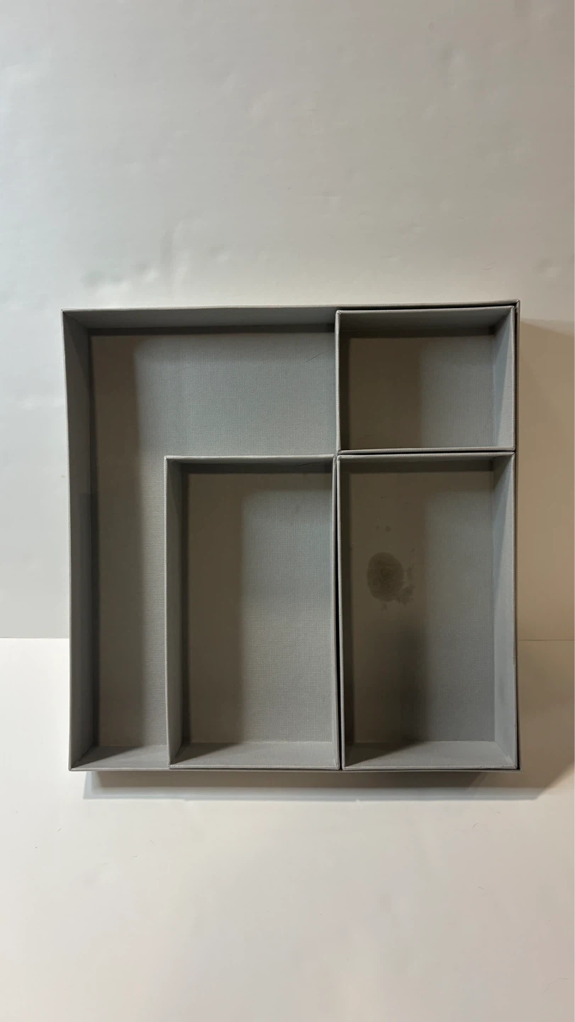 Grey Storage Boxes Organizer Set