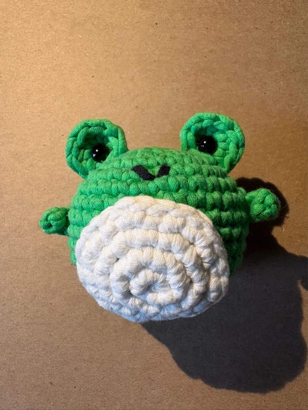 Handmade Crochet Frog Plushie
