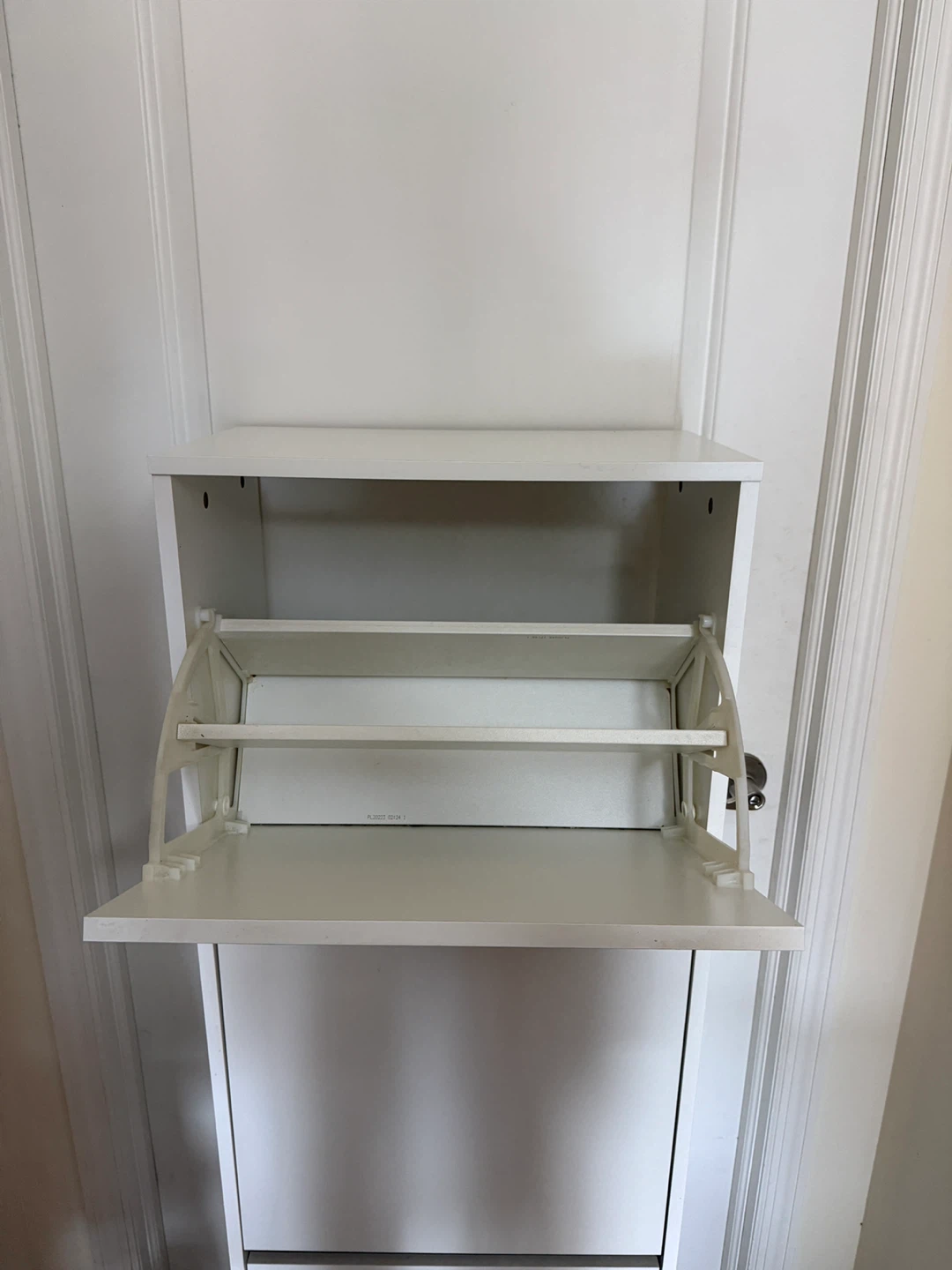 White 3-Tier Shoe Cabinet - photo 3