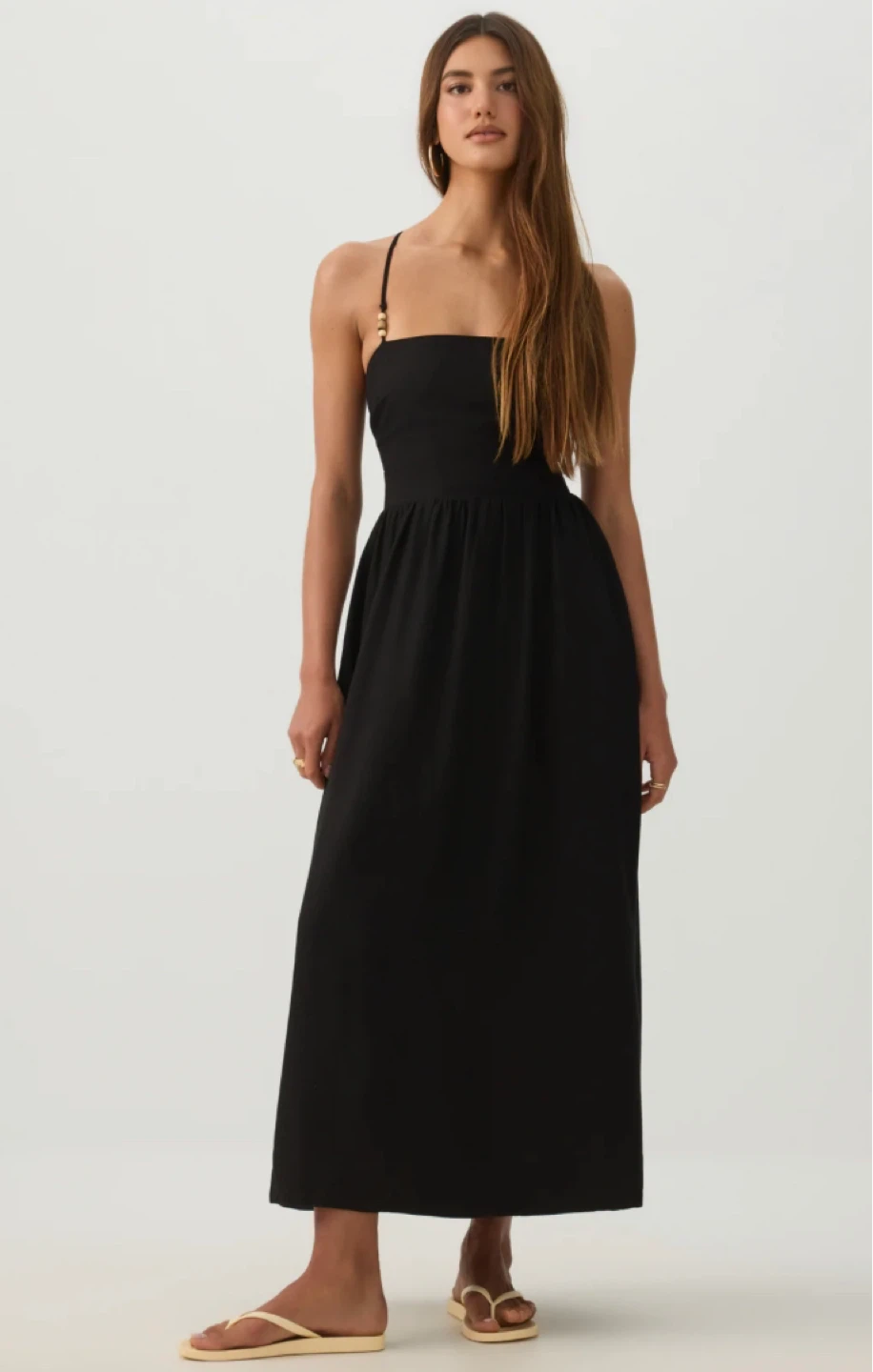Massimo Dutti Black Maxi Dress