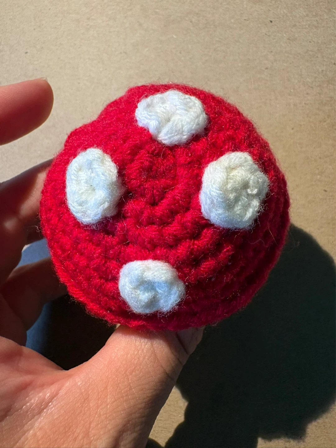 Crocheted Mushroom Plushie - photo 2