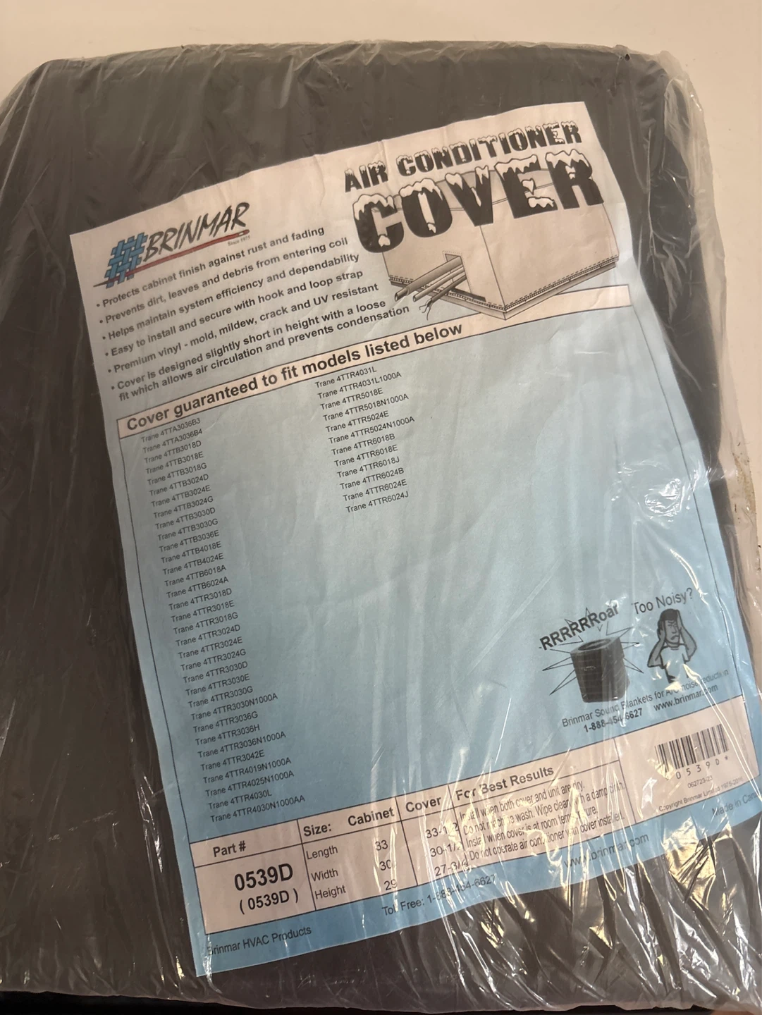 Brinmar Air Conditioner Cover 0539D