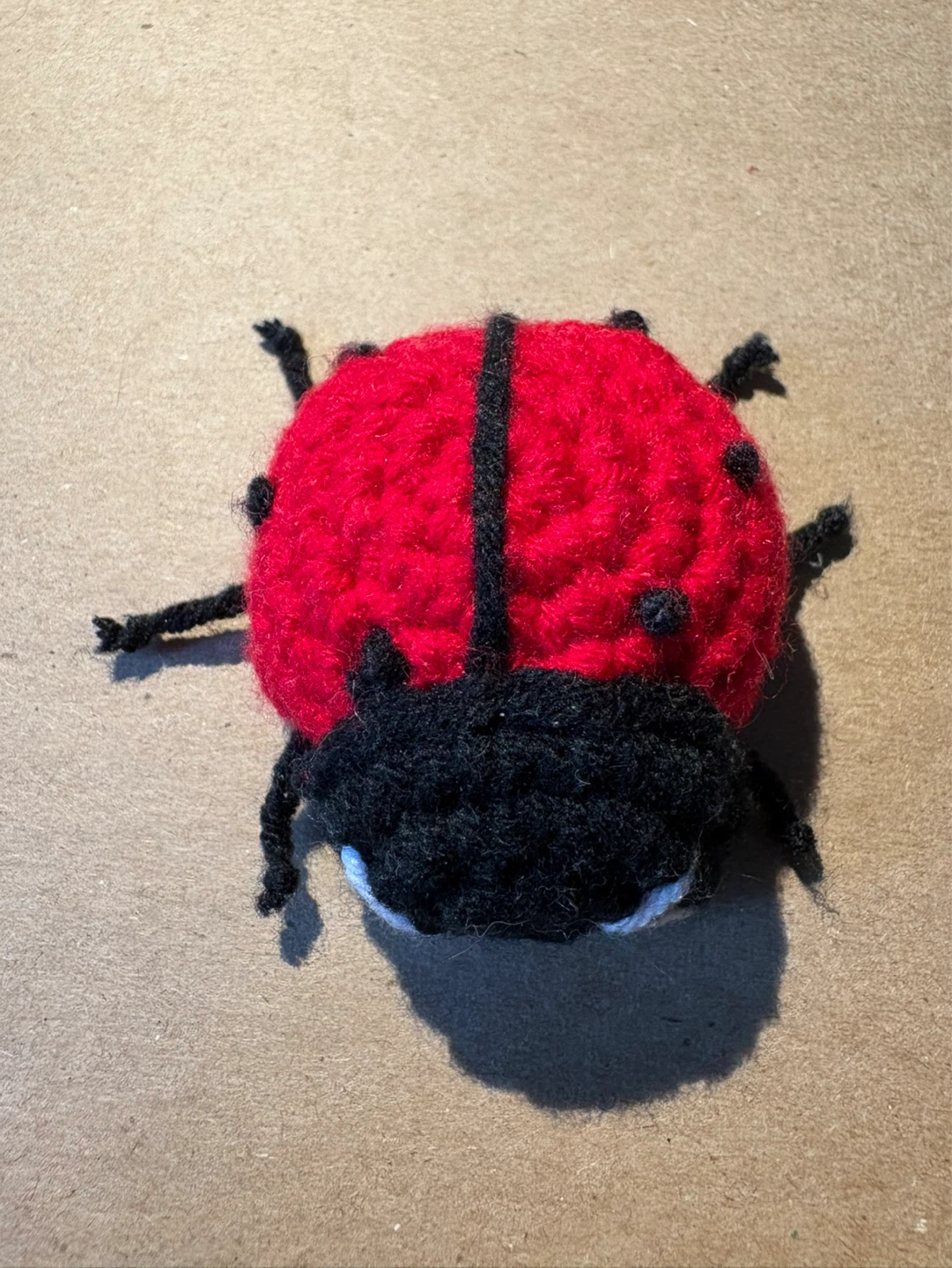Crocheted Ladybug Plush
