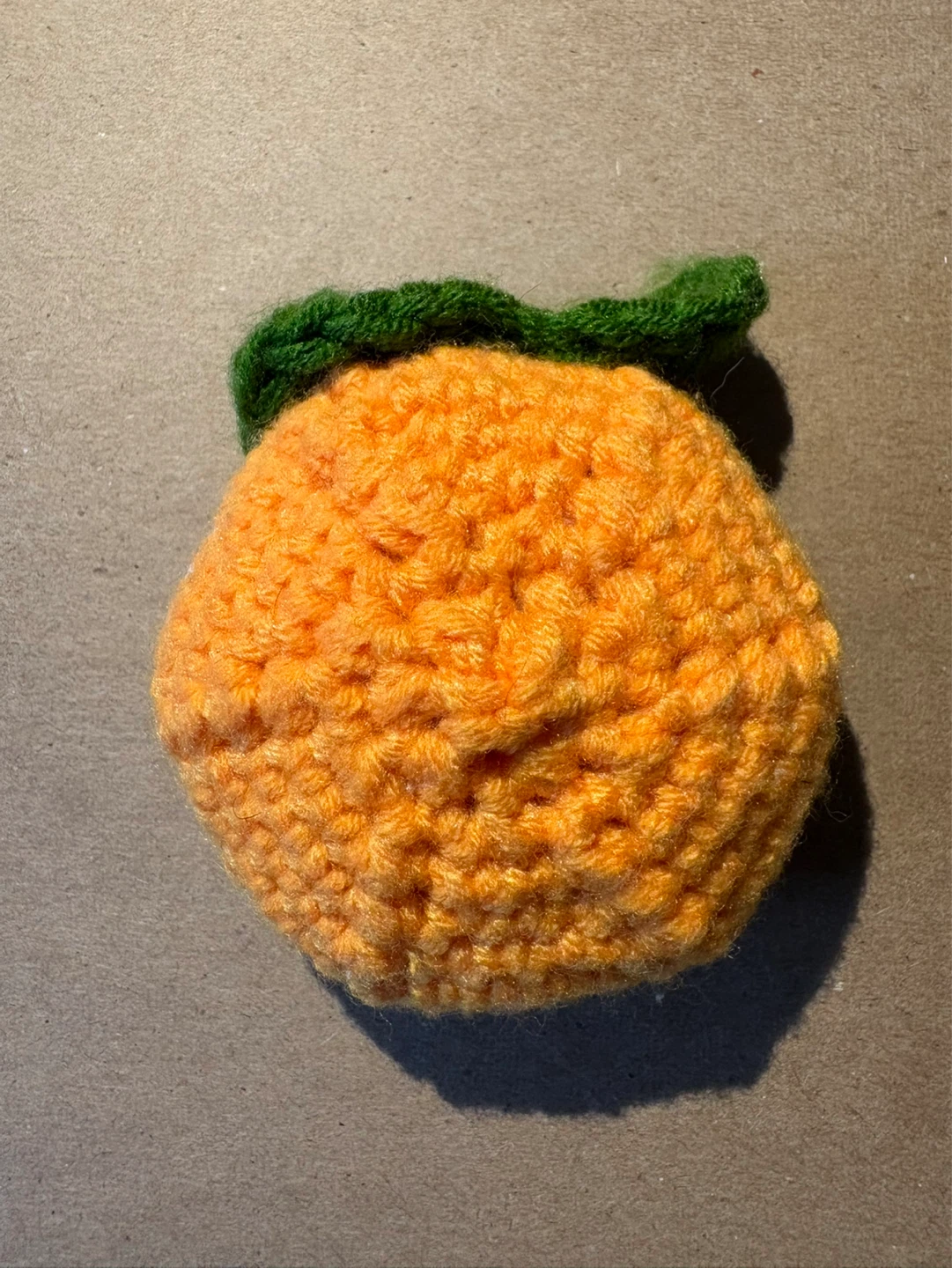 Handmade Crochet Orange Toy - photo 2