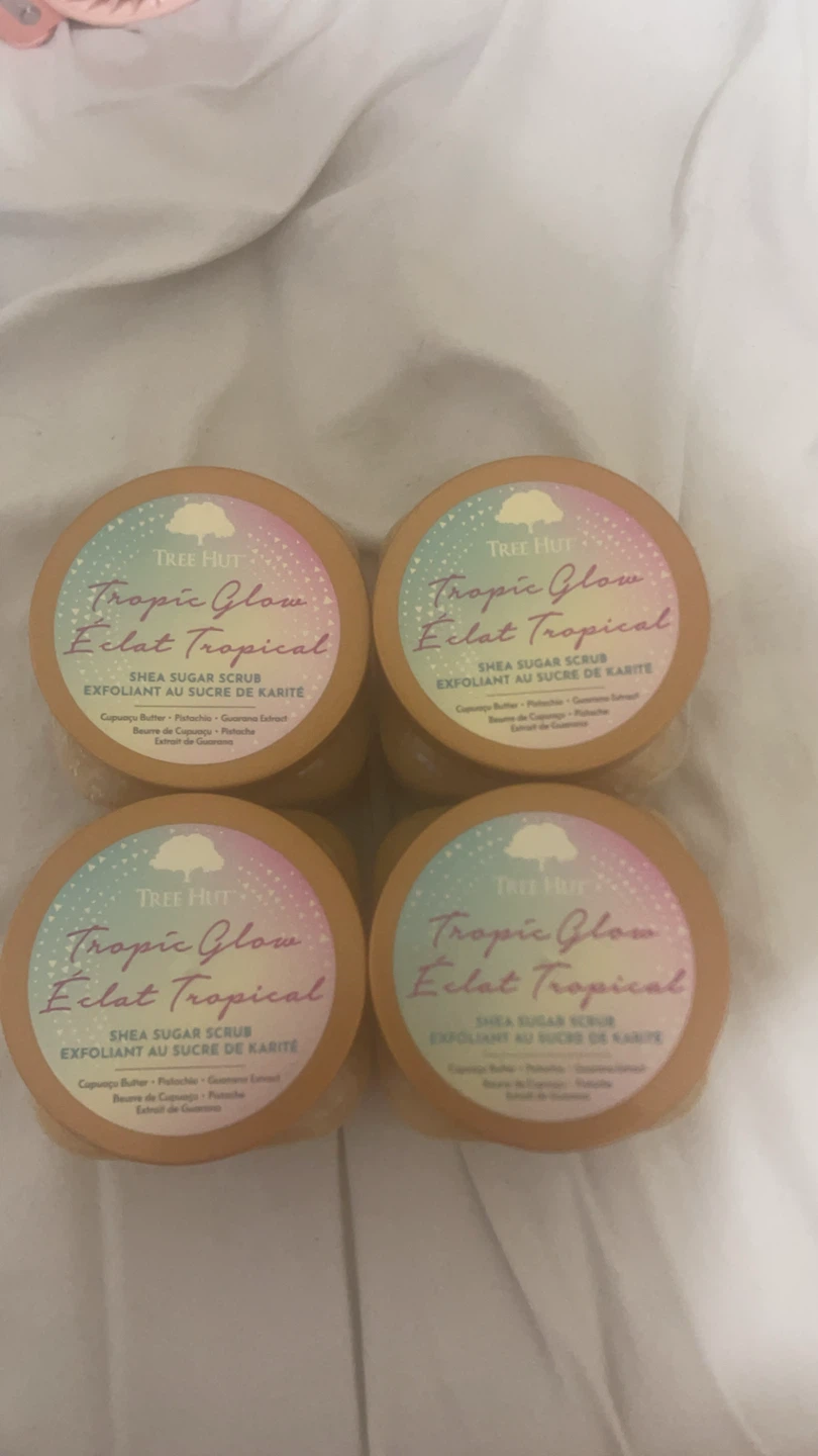 Tree Hut Tropic Glow Shea Sugar Scrub 4 Pack