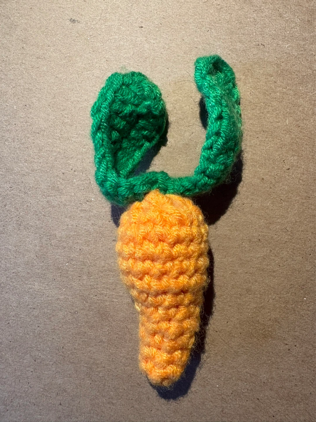 Crocheted Carrot Toy