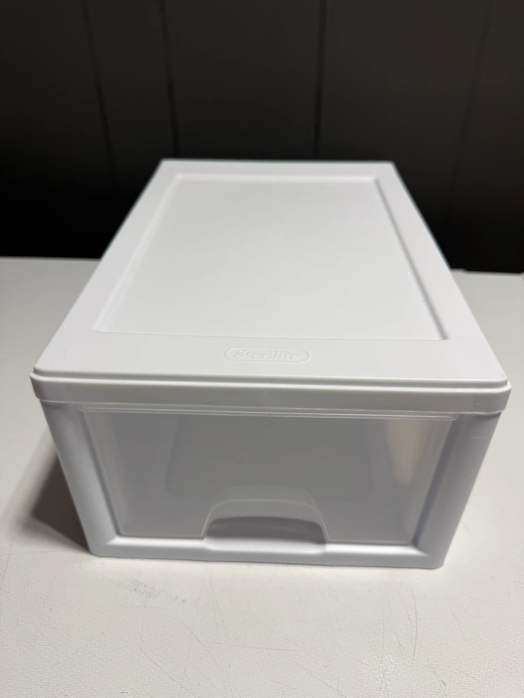 Sterilite Clear Storage Drawer Organizer Bin