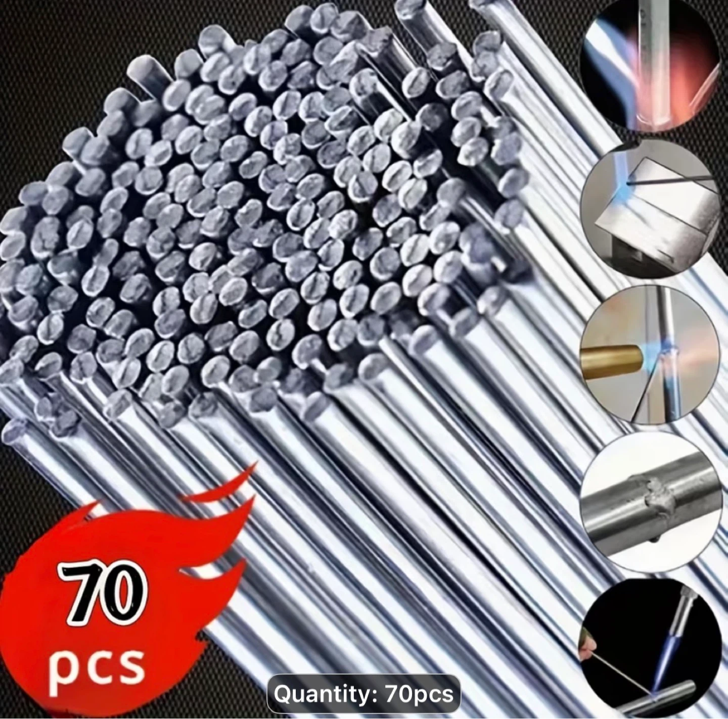 70pcs Low-Temperature Soldering Wire Suitable for Copper