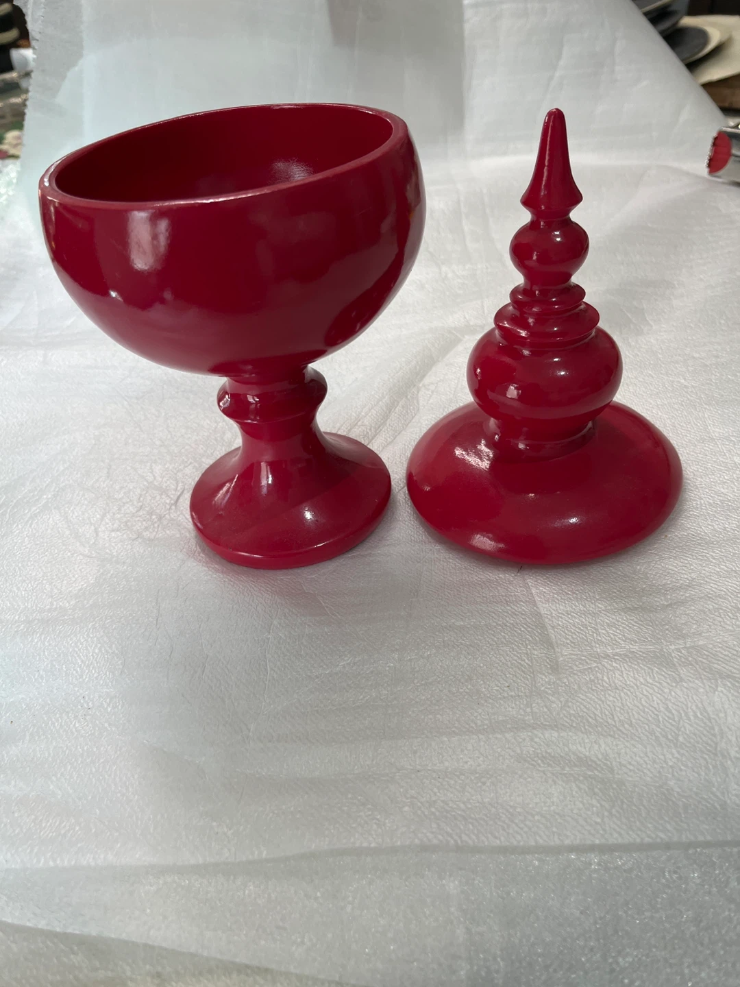 Red Decorative Jar - photo 2