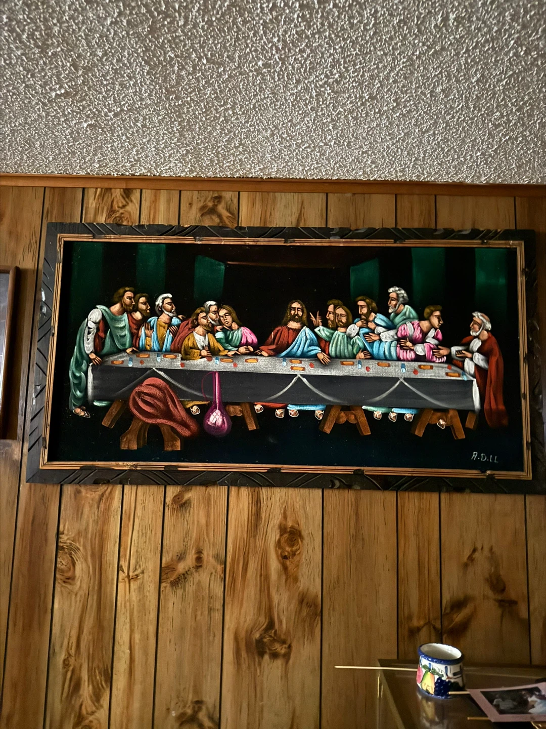 Velvet Painting of The Last Supper