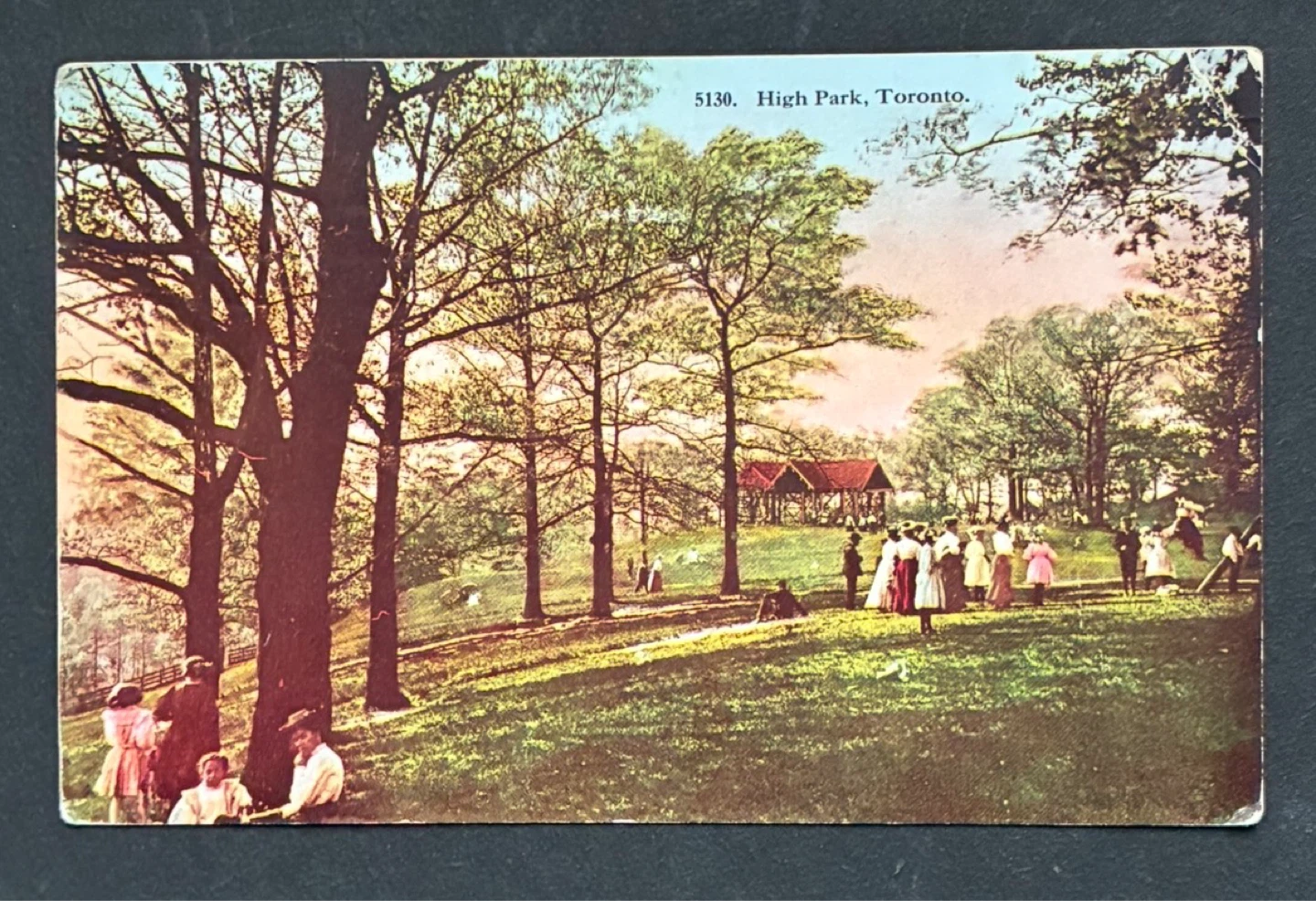 1915 antique High Park postcard Toronto Ontario vintage