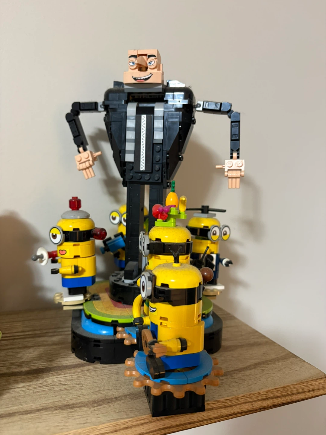Pre Built Despicable Me 4 Gru and Minions Lego