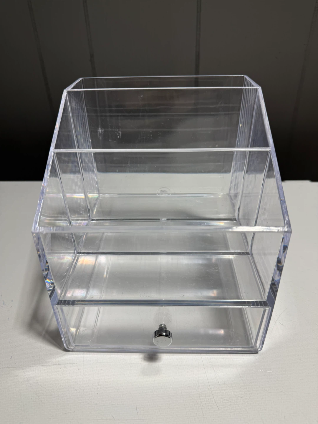 Clear Acrylic Makeup Organizer with Drawer