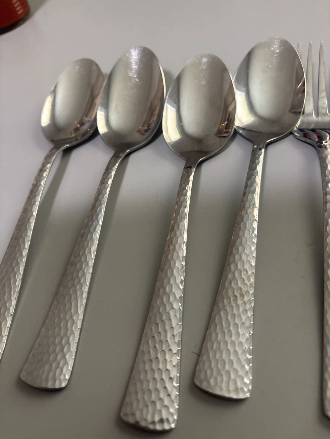 Kitchenox Hammered Finish Stainless Steel Cutlery Set - photo 4