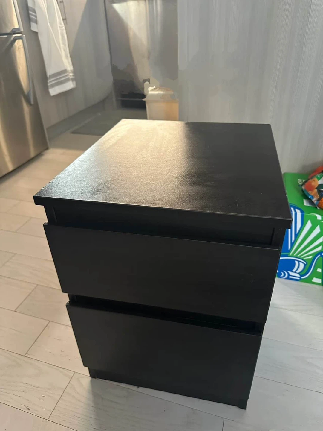 🔥Moving Sale🔥IKEA Black 2-Drawer Small Cabinet