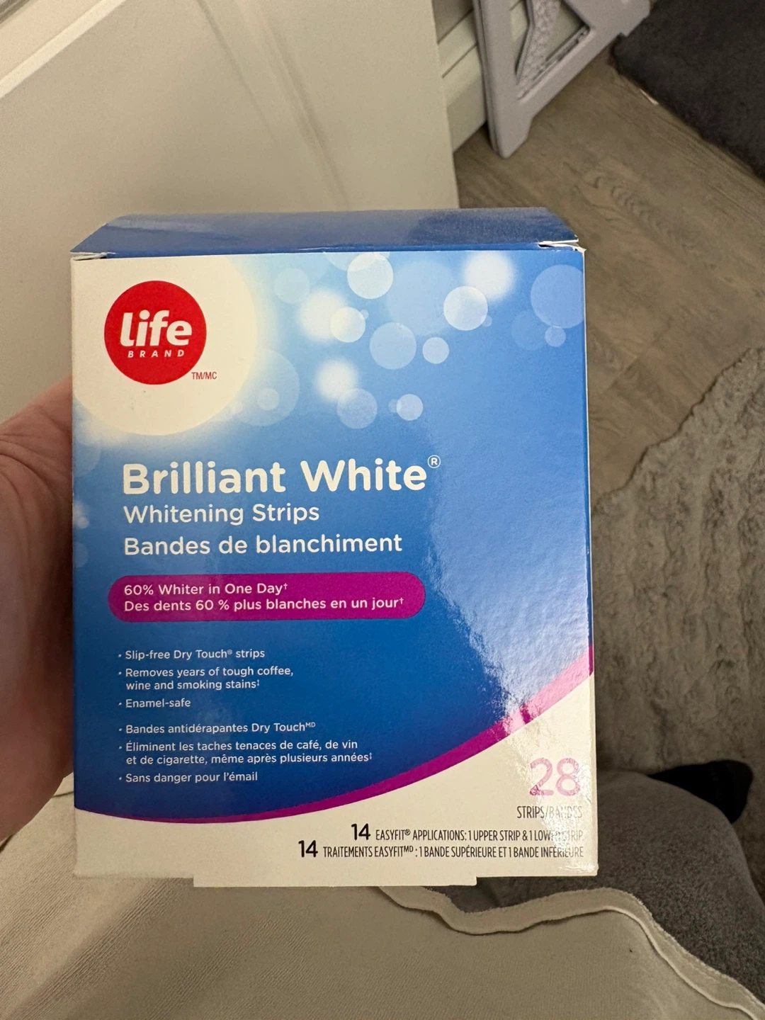 Life Brand Brilliant White Whitening Strips - 13 Strips