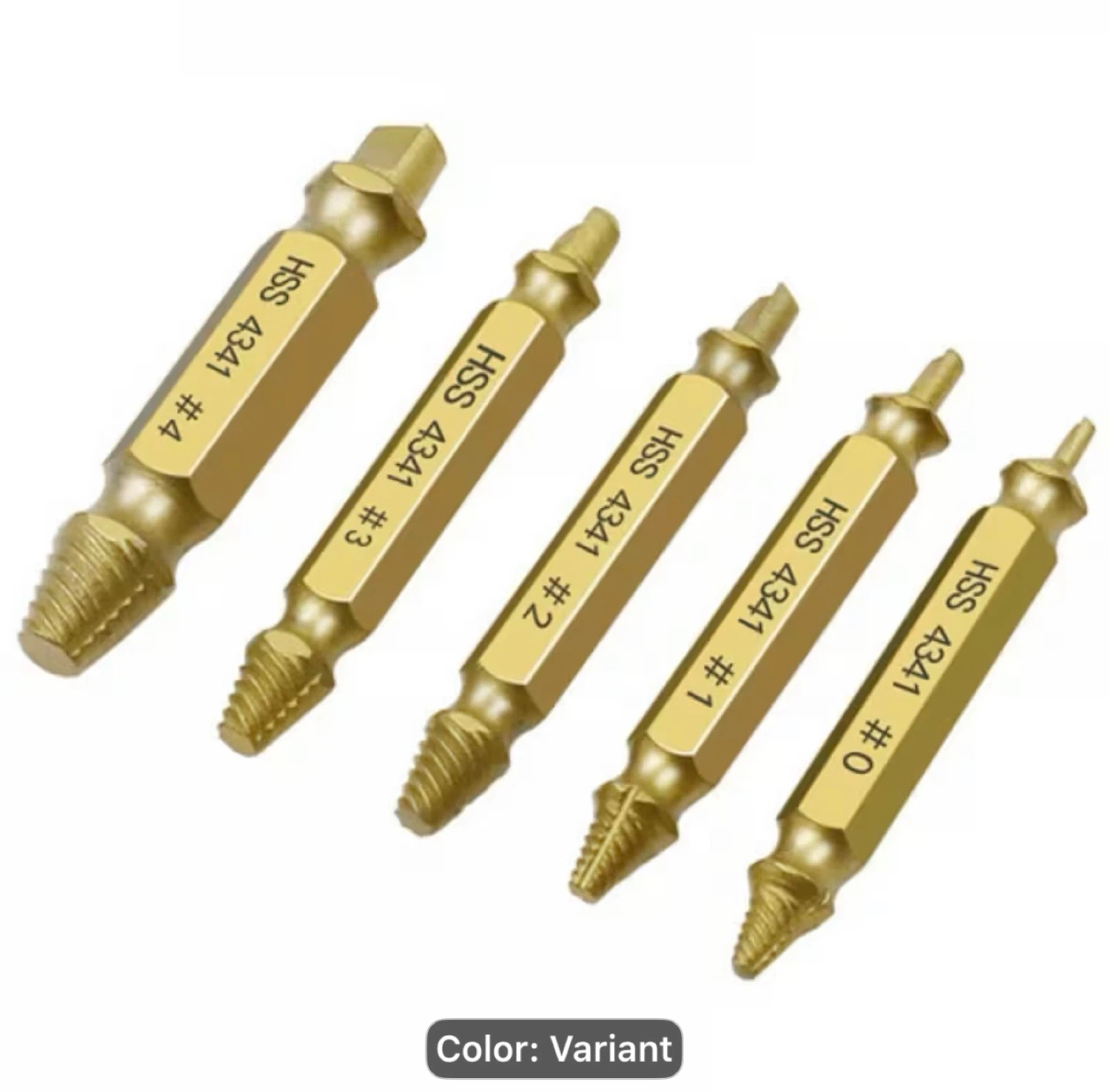 5pcs/set Damaged Screw Extractor Kit Stripped Screw - photo 4