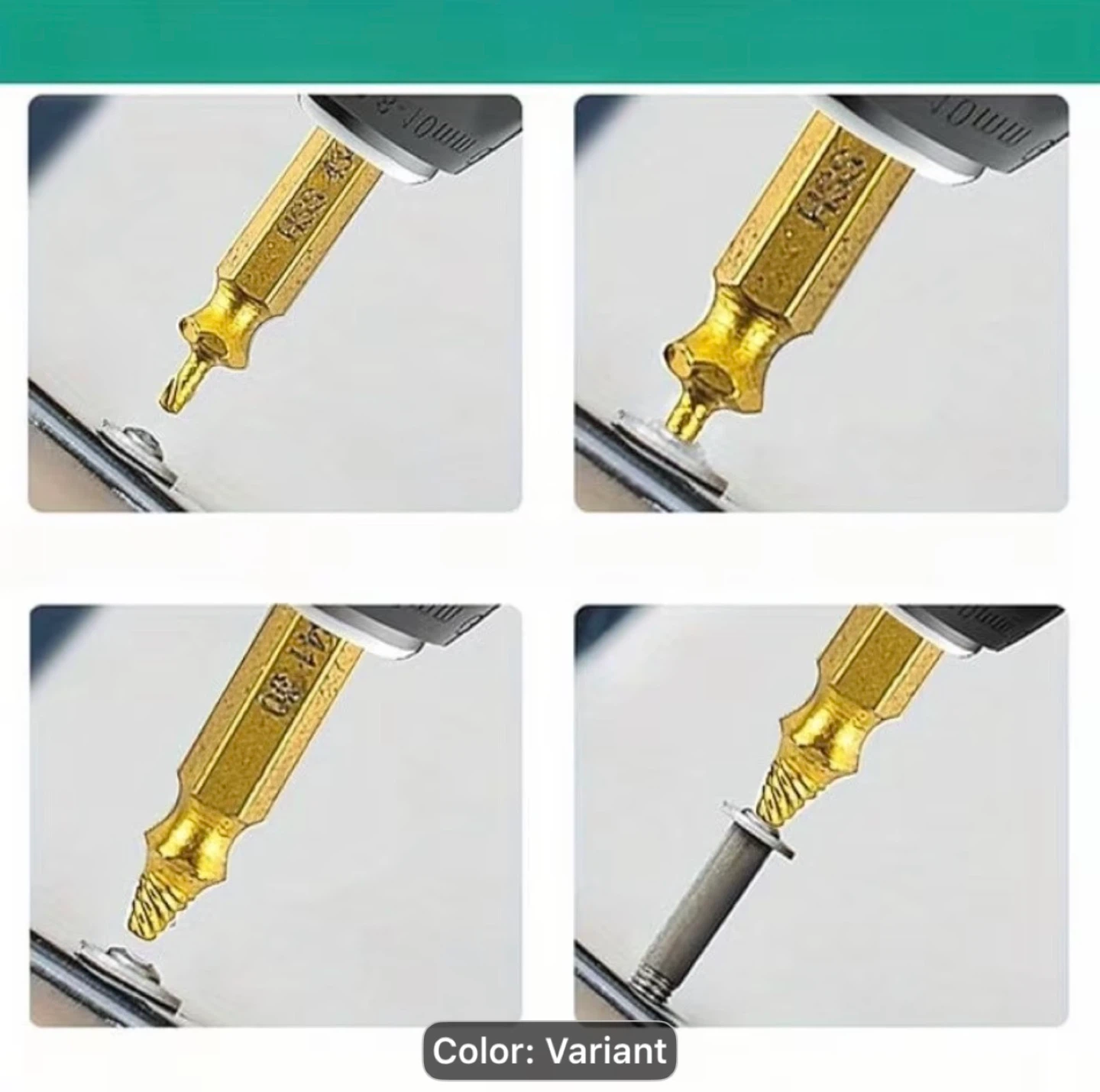 5pcs/set Damaged Screw Extractor Kit Stripped Screw - photo 3