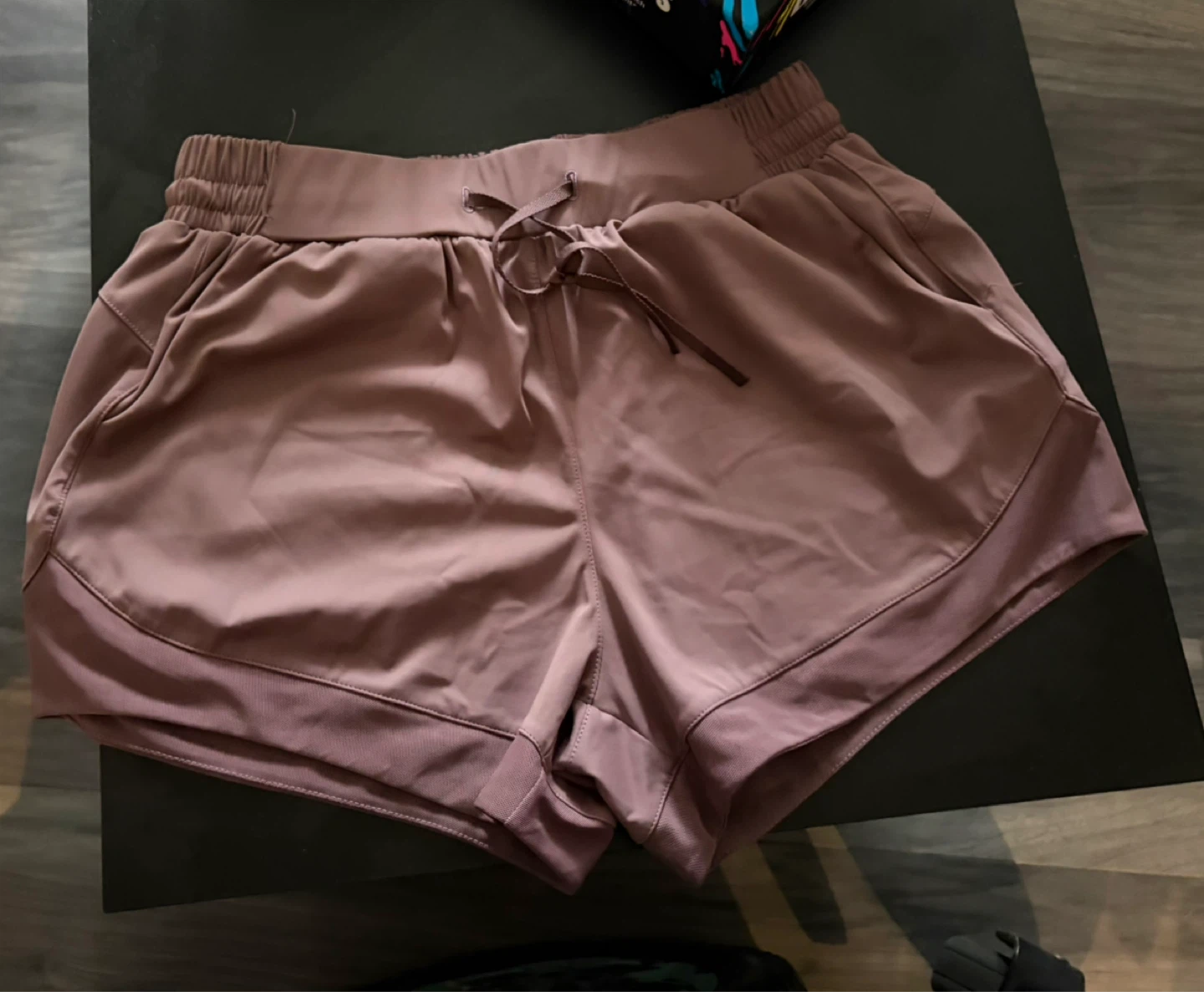 purple small women’s athletic shorts