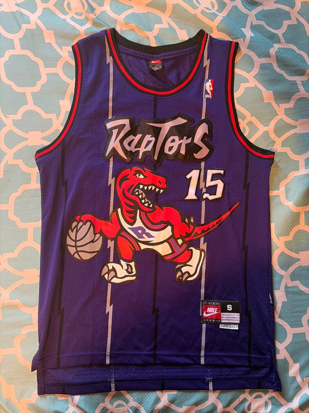 Vintage Toronto Raptors Vince Carter 15 Jersey Size S