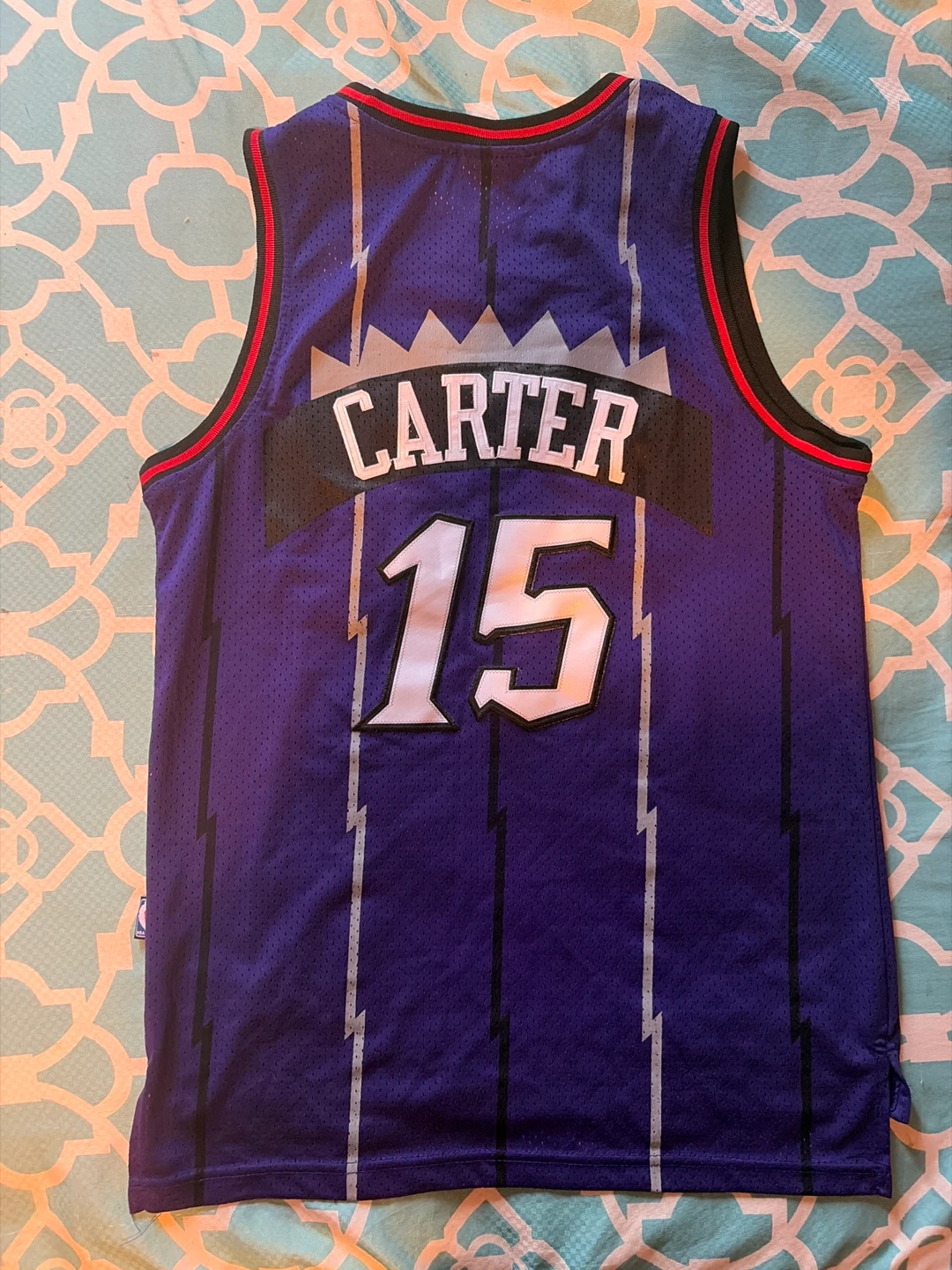 Vintage Toronto Raptors Vince Carter 15 Jersey Size S - photo 2
