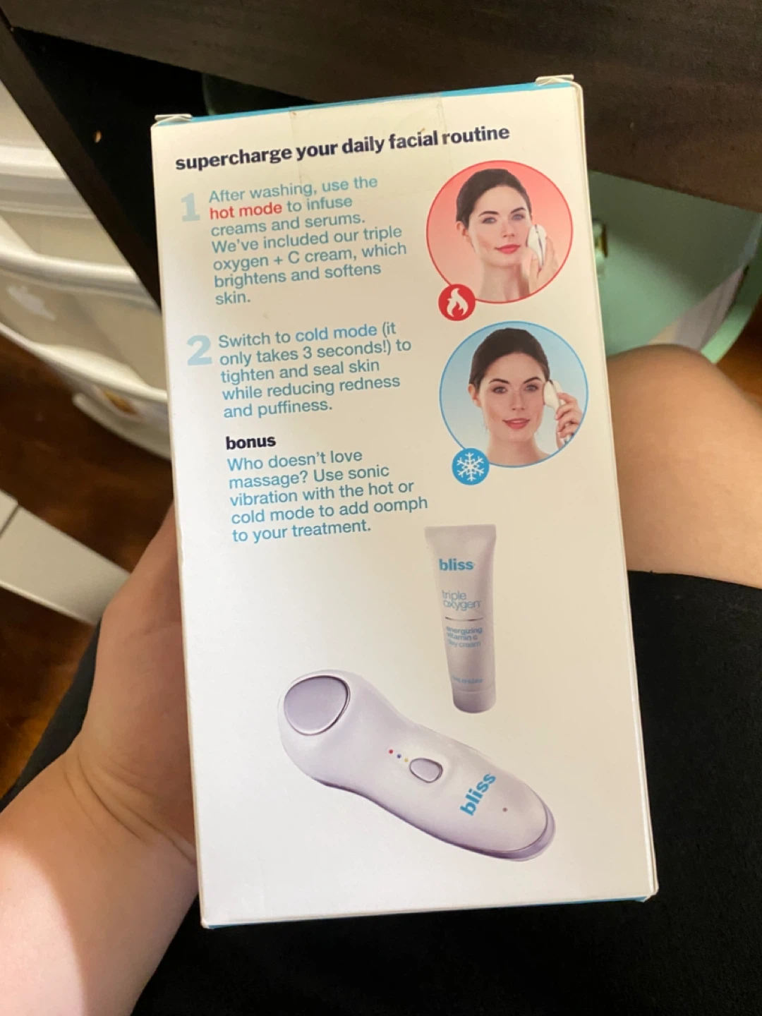 Bliss Climate Control Hot & Cold Sonic Facial Wand - photo 3