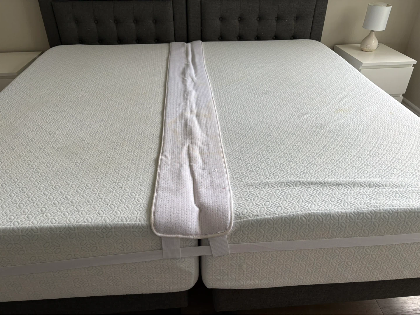 2 Twin XL Mattress Topper with Straps