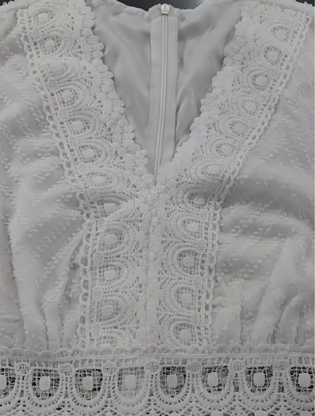 New White A-Line Dress - photo 5