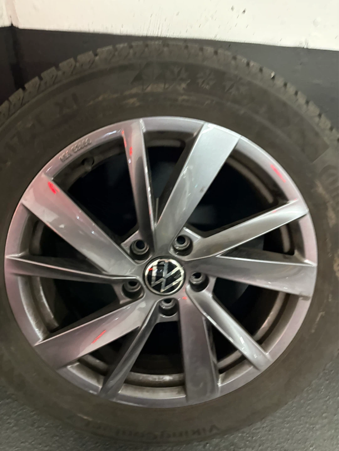 Volkswagen Taos OEM Tires & Alloy Rims — 215/55R17 — Like New - photo 3