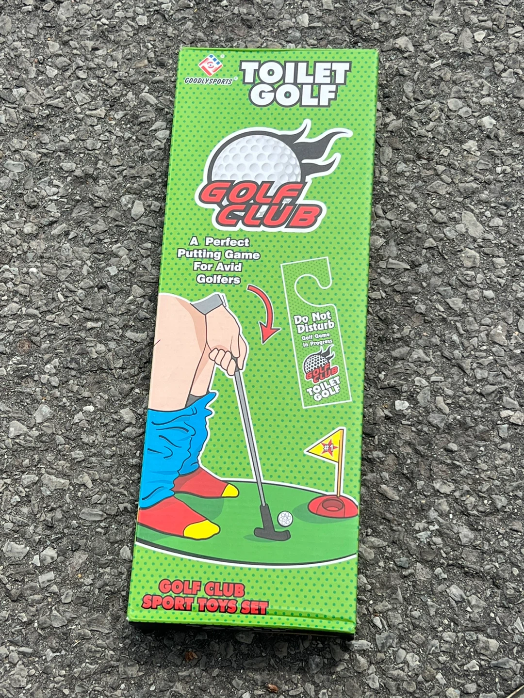 Toilet Golf Putting Green Game Set