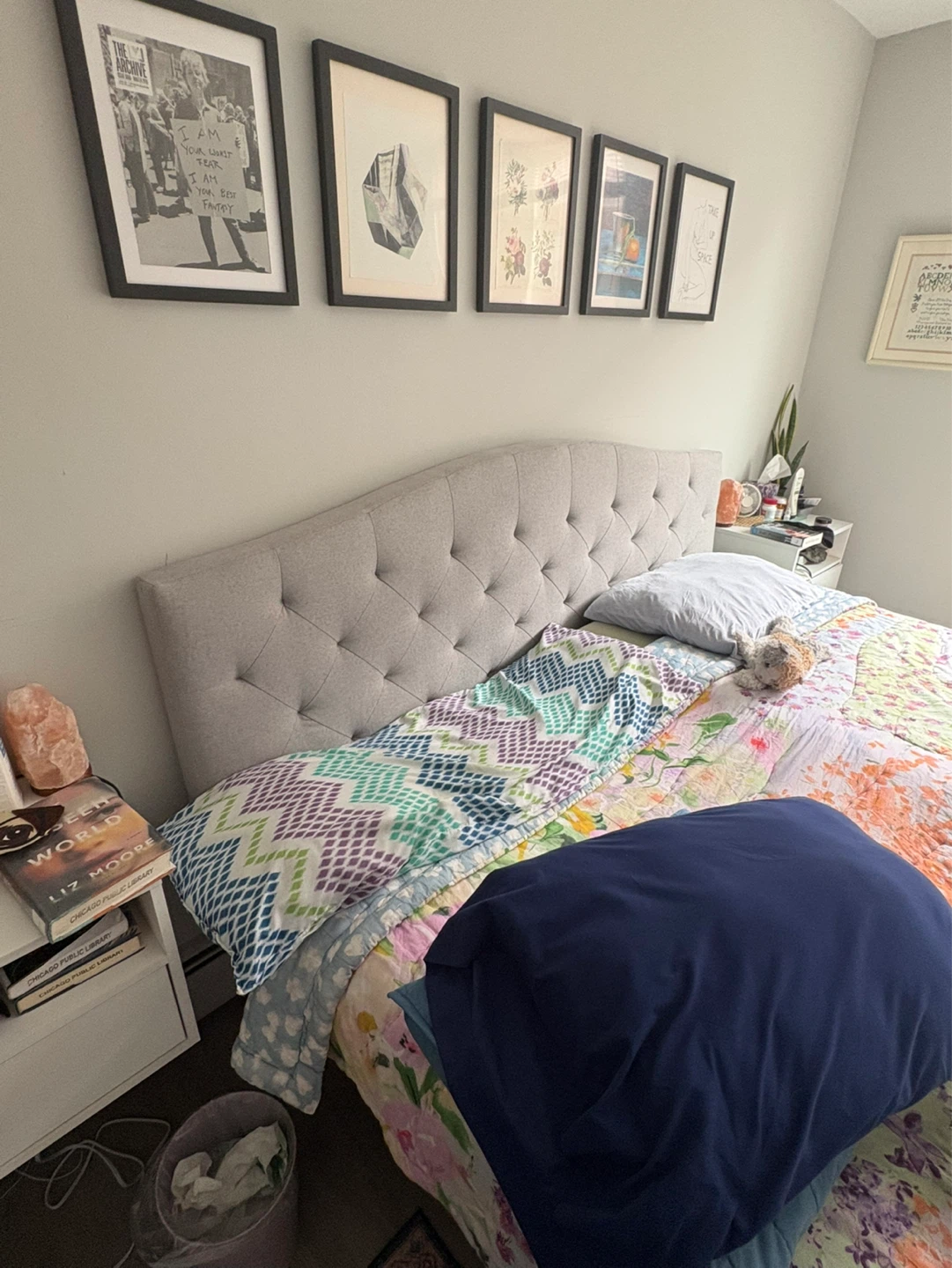 Tufted Upholstered Headboard - photo 2