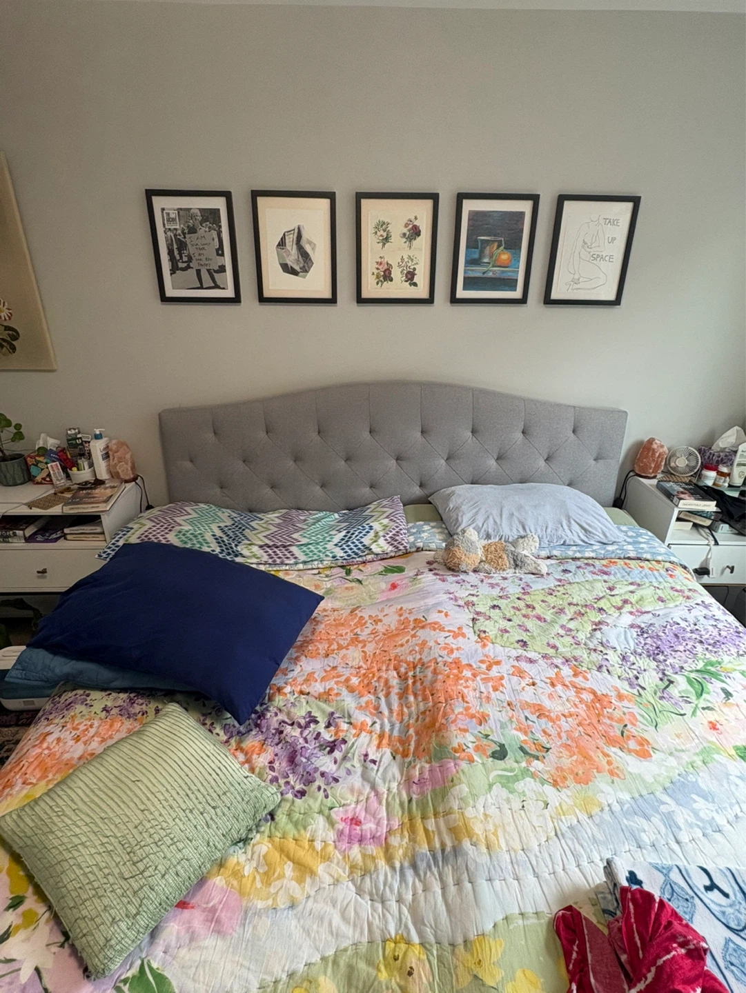 Tufted Upholstered Headboard