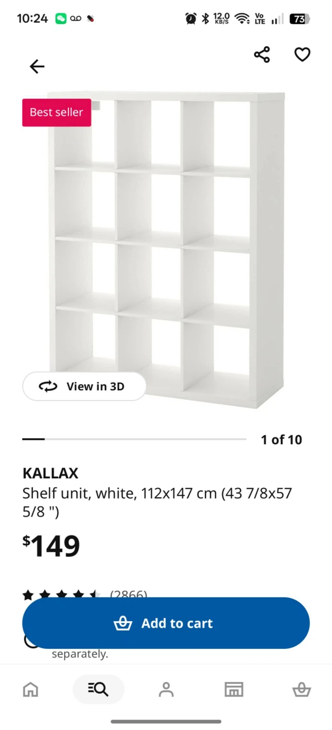 🔥Moving Sale🔥 IKEA KALLAX Shelf Unit - White - photo 2