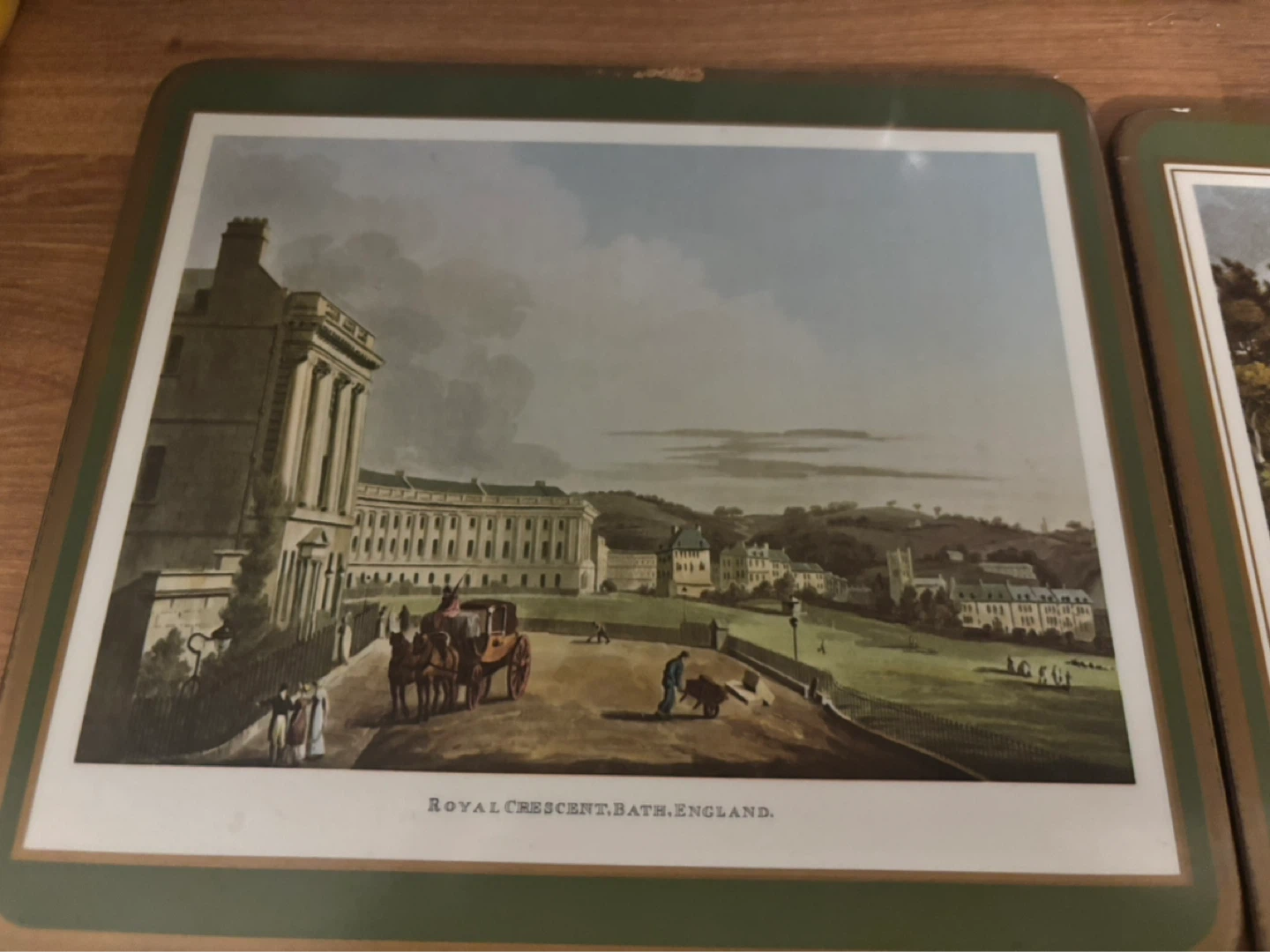 Set of 6 Vintage Coasters - Scenes of Bath, England - photo 4