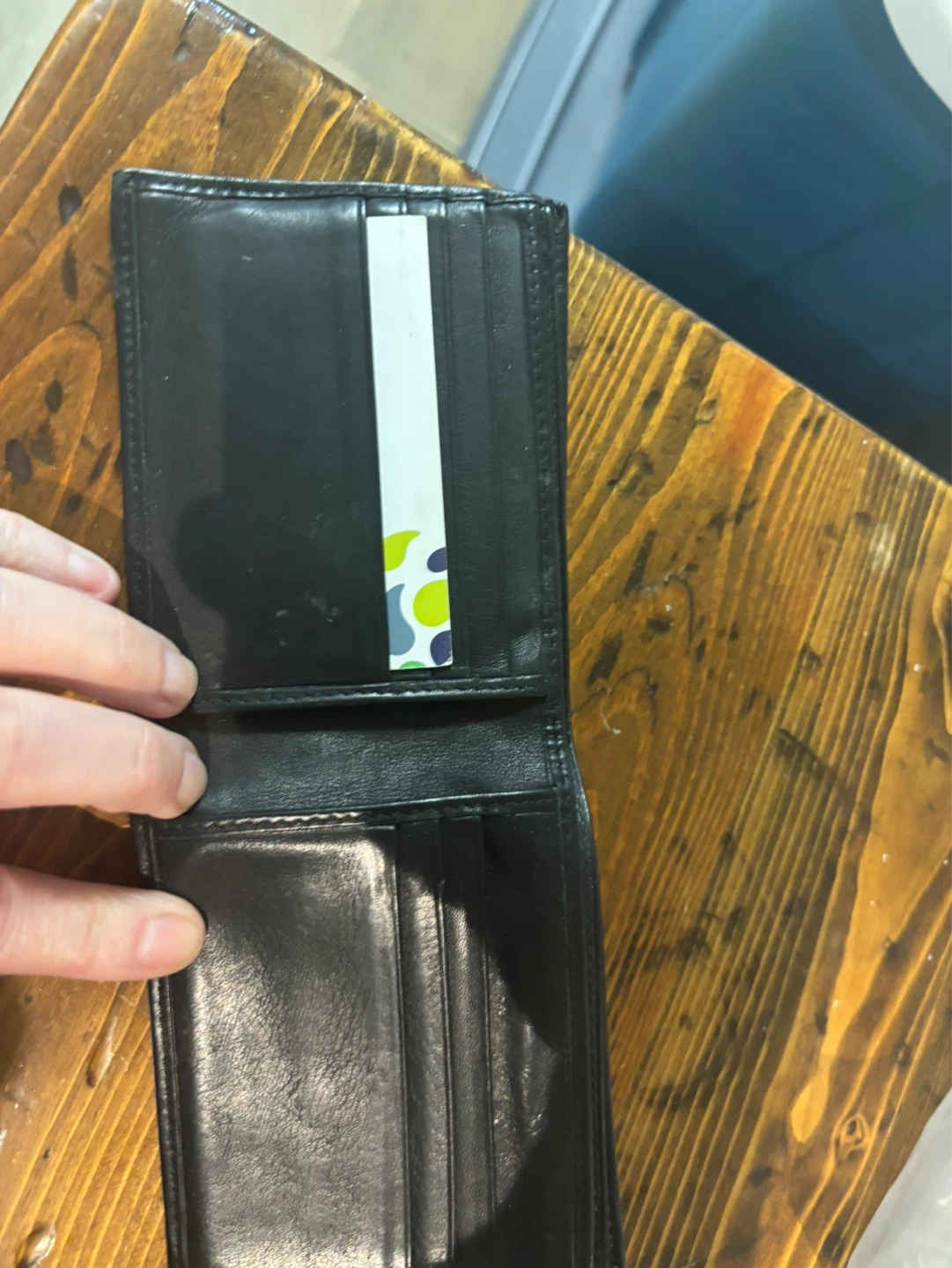 Kenneth Cole Black Leather Bi-Fold Wallet - photo 2