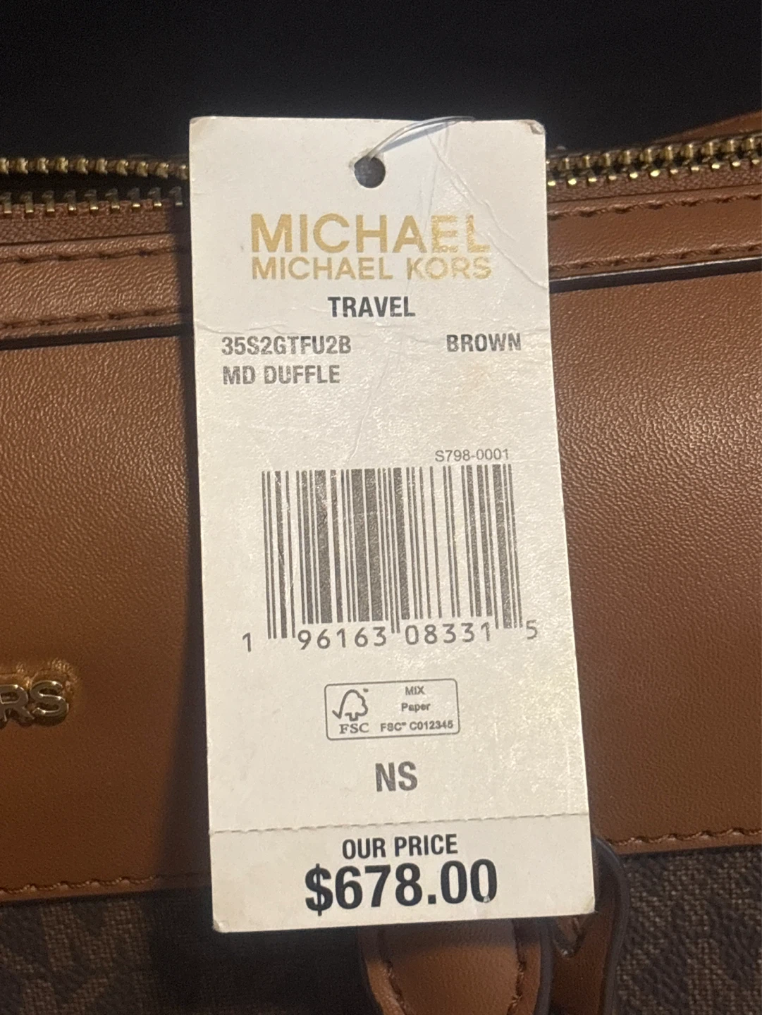 Michael Kors MD Duffle Travel Bag - photo 4
