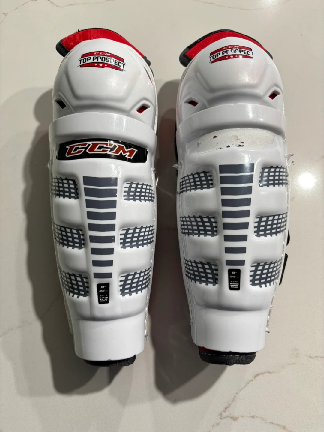 Child’s CCM Top Prospects Hockey Shin Guards, 9”