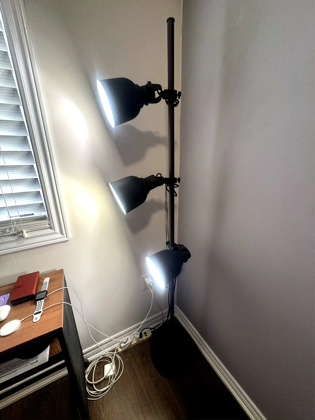 Adjustable Floor Lamp with 3 Heads - photo 2