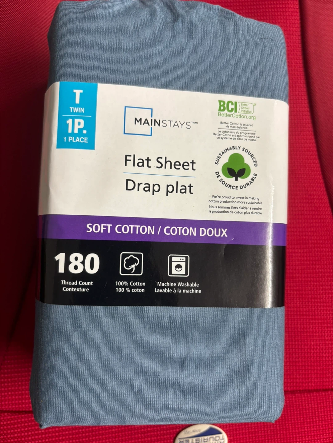 Mainstays Twin Flat bed Sheet